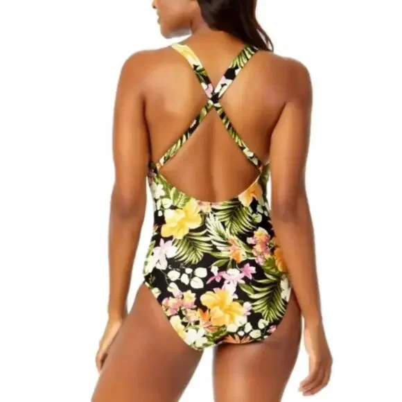 Hurley Ladies Swimsuit Swim Swimwear Bathing Suit Size Large NWT - Picture 7 of 8